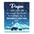 Personalized To My Papa Blanket From Granddaughter Grandson I Hope Every Time Bear Papa Birthday Fathers Day Christmas Customized Fleece Throw Blanket | siriusteestore