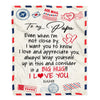 Personalized To My Papa Blanket From Grandkids I Love You Hugs Air Mail Letter Papa Birthday Fathers Day Christmas Customized Fleece Blanket | siriusteestore