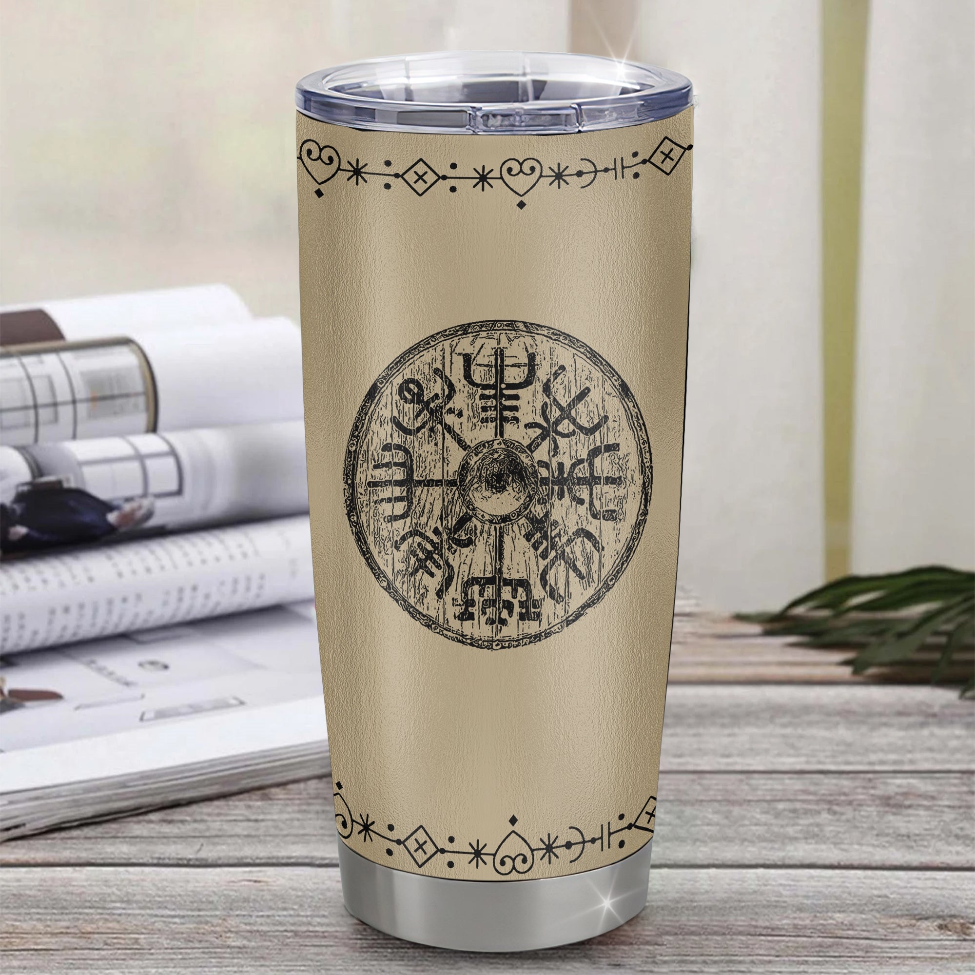 Personalized To My Shieldmaiden Tumbler Viking Stainless Steel Cup Vintage I Love You To Valhalla Wife Girlfriend Birthday Anniversary Christmas Travel Mug | siriusteestore