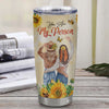 Personalized To My Sister Stainless Steel Tumbler Cup Sunflower You Are My Person I Love You Sister Birthday From Sister Christmas Travel Mug | siriusteestore