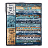 Personalized To My Wife Blanket From Husband I Love You Blessing Sweet Wife Birthday Anniversary Valentine's Day Christmas Customized Fleece Blanket | siriusteestore