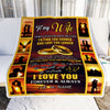 Personalized To My Wife Blanket From Husband Name Sunset I Love You Birthday Anniversary Wedding Valentine's Day Christmas Gift Bed Quilt Fleece Throw Blanket | siriusteestore