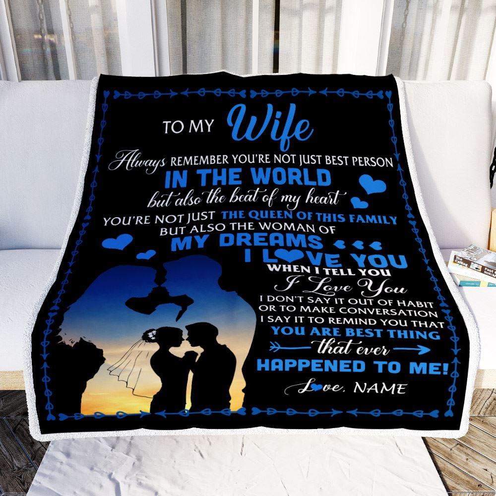 Personalized To My Wife Blanket Her Wife From Husband The Queen Of Thi Siriustee