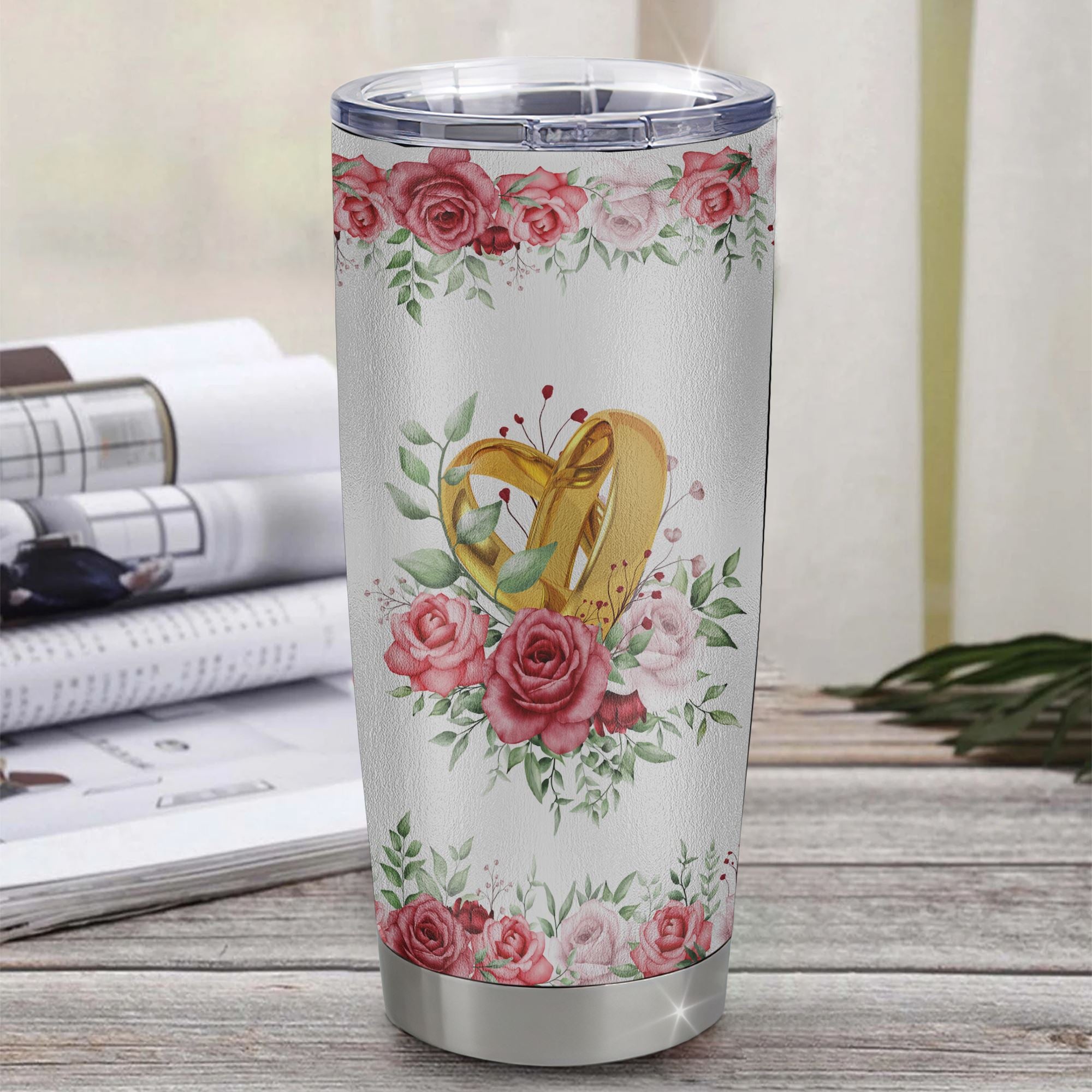 Personalized To My Wife From Husband Stainless Steel Tumbler Cup I Love You Always Have Always Will Wife Birthday Valentines Wedding Day Christmas For Her Travel Mug | siriusteestore