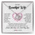Love Knot Necklace | Personalized To My Wife Necklace From Husband Love Heart Soulmate Wife Birthday Anniversary Wedding Valentines Day For Her Customized Gift Box Message Card | siriusteestore