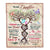 Personalized to My Daughter Blanket from Mom Dad My Love Within It Morning Noon Night Butterfly Tree Daughter Birthday Christmas Customized Fleece Blanket | siriusteestore