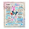 Personalized to My Niece from Aunt Auntie Uncle I Didn't Give You The Gift of Life Butterfly Niece Birthday Christmas Customized Fleece Blanket | siriusteestore