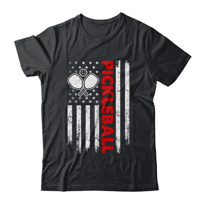 Pickleball American Flag Patriot Pickleball Paddle Player Shirt & Hoodie | siriusteestore