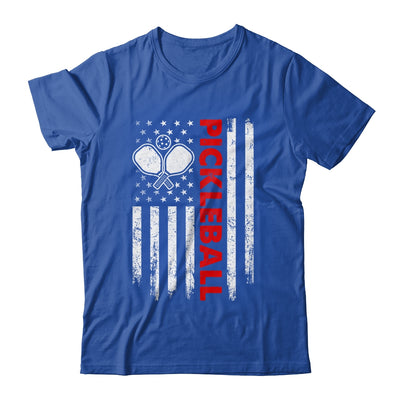 Pickleball American Flag Patriot Pickleball Paddle Player Shirt & Hoodie | siriusteestore