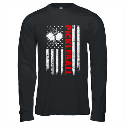 Pickleball American Flag Patriot Pickleball Paddle Player Shirt & Hoodie | siriusteestore