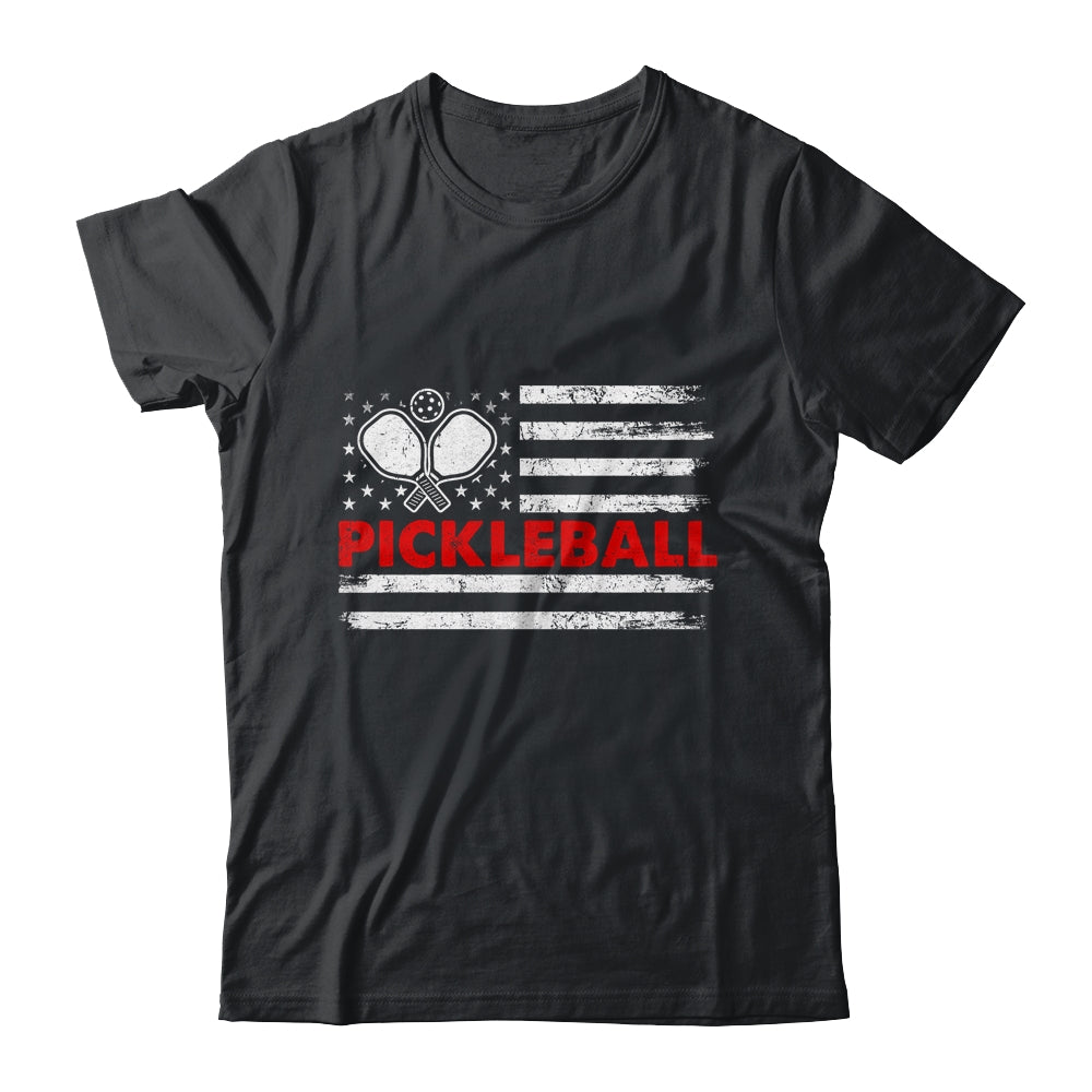 Pickleball American Flag Patriot Pickleball Paddles Shirt & Hoodie | siriusteestore
