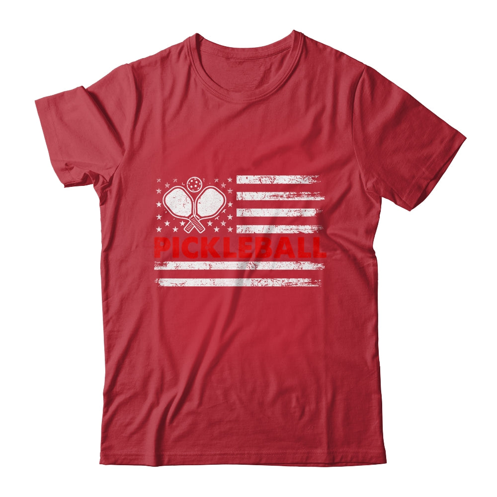 Pickleball American Flag Patriot Pickleball Paddles Shirt & Hoodie | siriusteestore