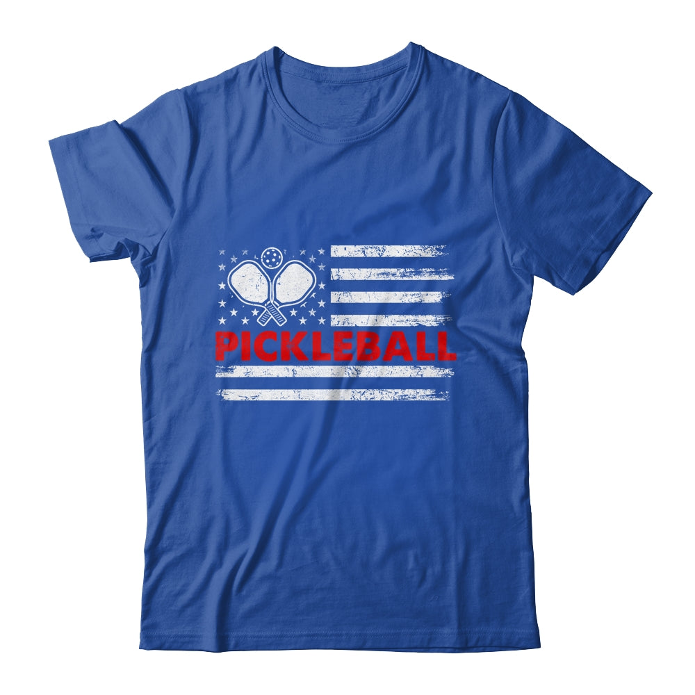 Pickleball American Flag Patriot Pickleball Paddles Shirt & Hoodie | siriusteestore