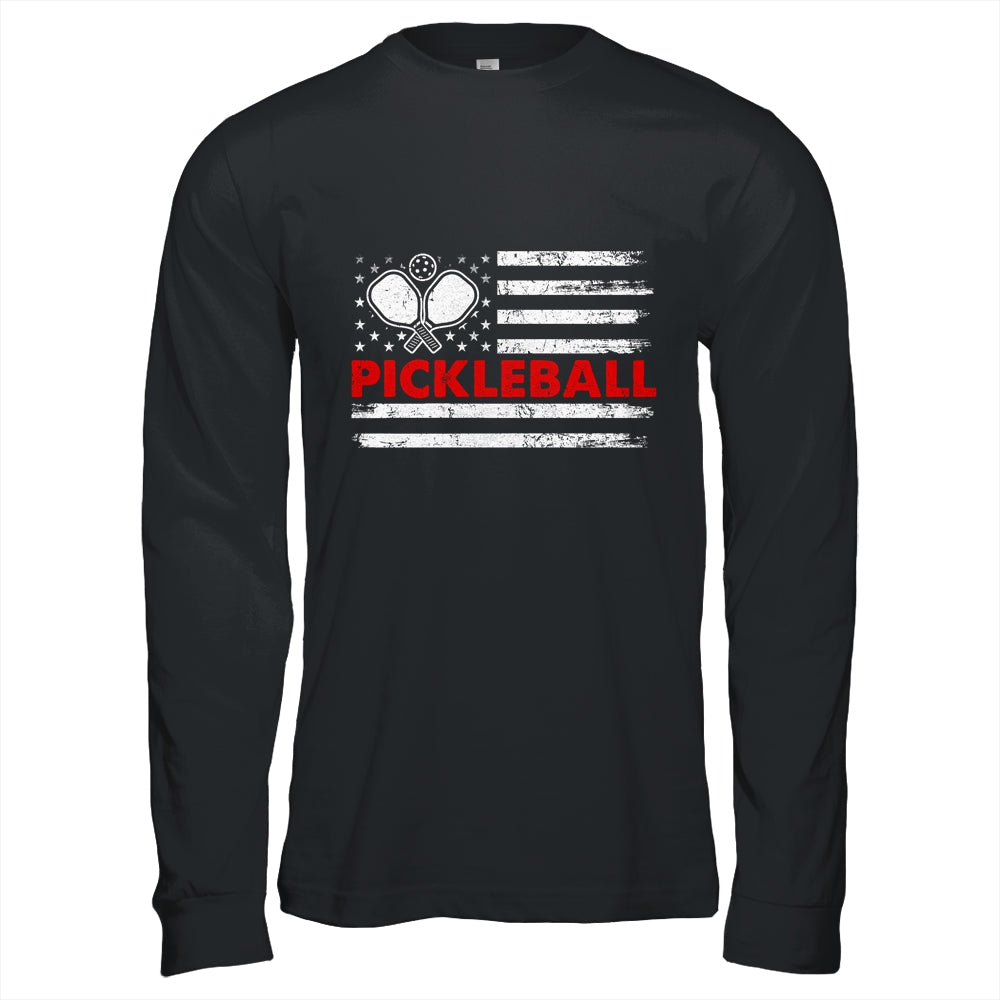 Pickleball American Flag Patriot Pickleball Paddles Shirt & Hoodie | siriusteestore