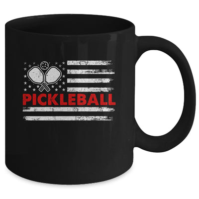 Pickleball American Flag Patriot Pickleball Paddles Mug | siriusteestore
