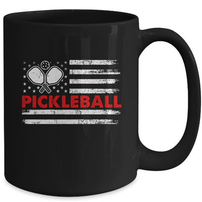 Pickleball American Flag Patriot Pickleball Paddles Mug | siriusteestore