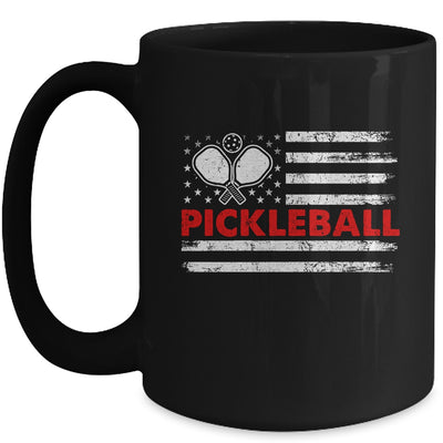Pickleball American Flag Patriot Pickleball Paddles Mug | siriusteestore