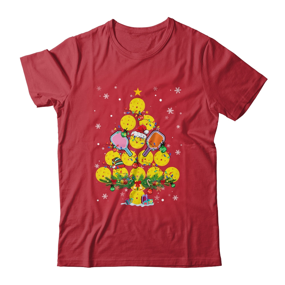 Pickleball Christmas Tree Santa Pickleball X Mas Lights Shirt & Sweatshirt | siriusteestore