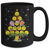 Pickleball Christmas Tree Santa Pickleball X Mas Lights Mug | siriusteestore