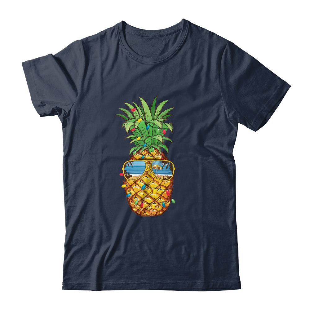 Pineapple Christmas In July Tree Lights Sunglasses Men Women Shirt & Tank Top | siriusteestore