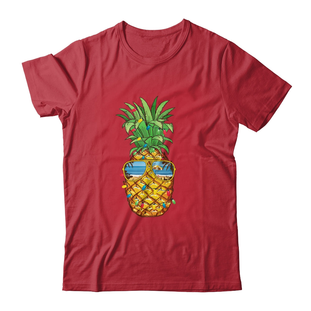 Pineapple Christmas In July Tree Lights Sunglasses Men Women Shirt & Tank Top | siriusteestore