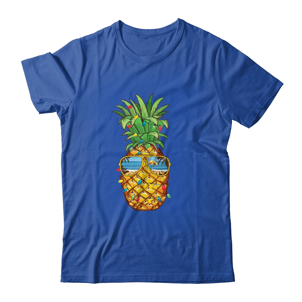 Pineapple Christmas In July Tree Lights Sunglasses Men Women Shirt & Tank Top | siriusteestore