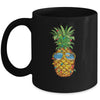 Pineapple Christmas In July Tree Lights Sunglasses Men Women Mug | siriusteestore