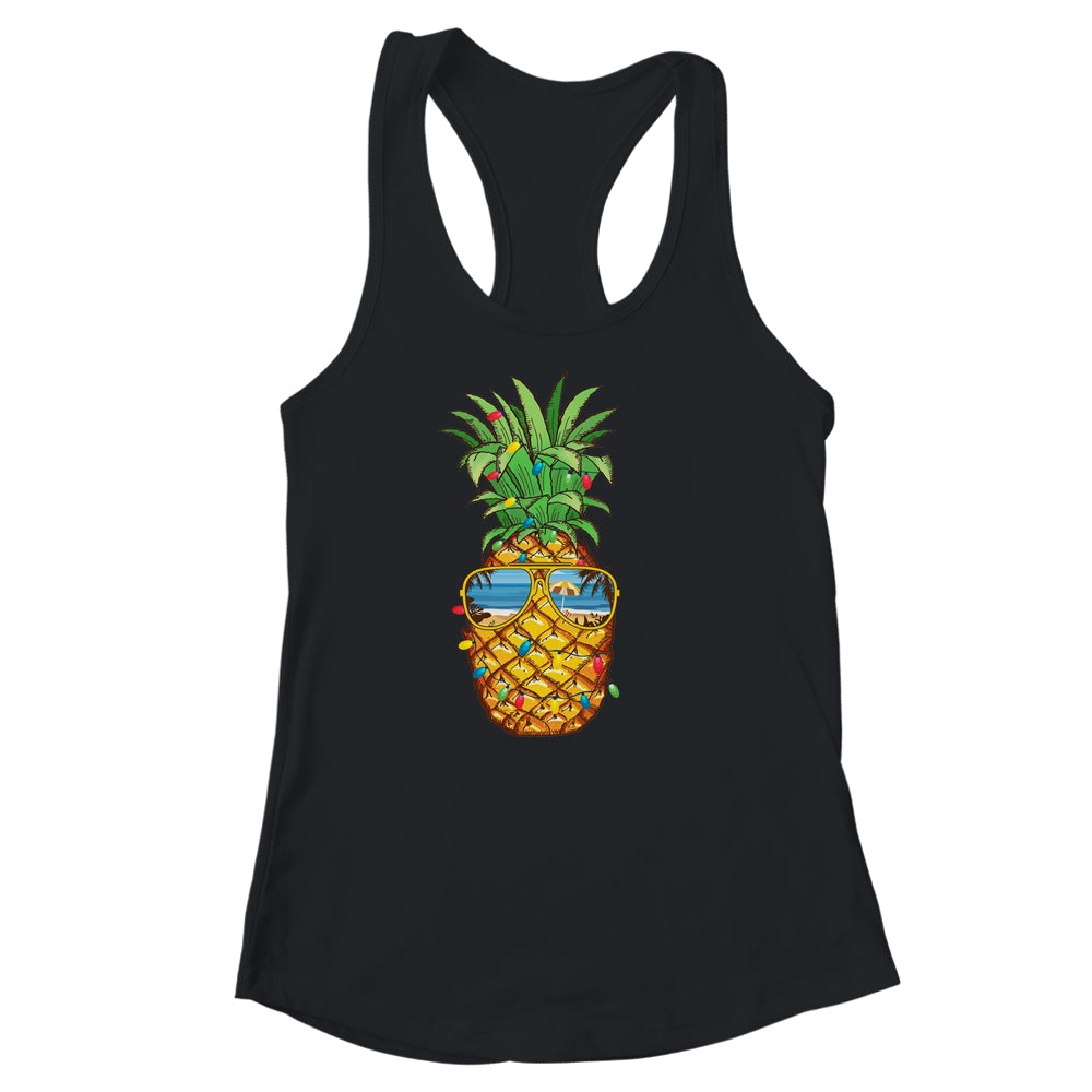 Pineapple Christmas In July Tree Lights Sunglasses Men Women Shirt & Tank Top | siriusteestore