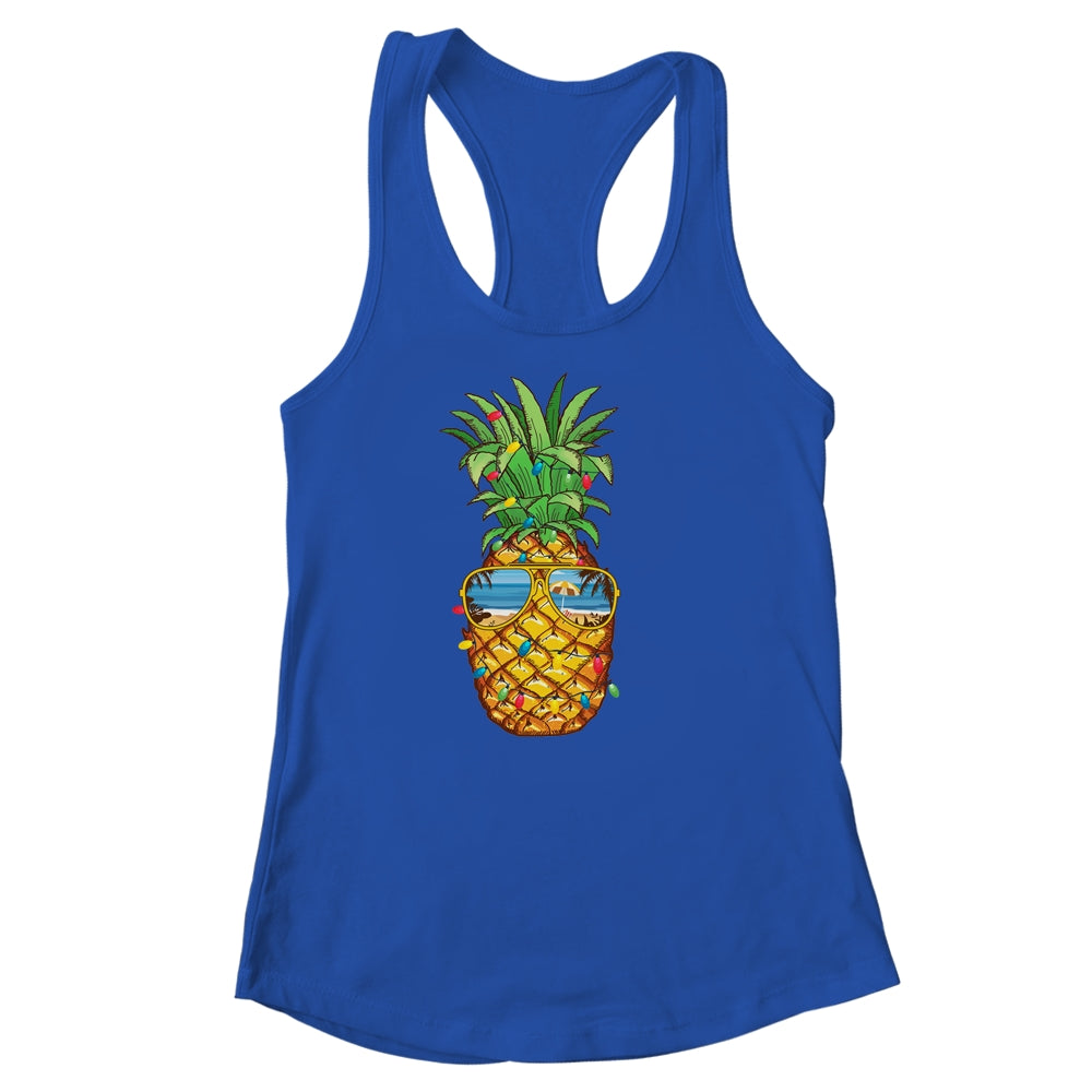 Pineapple Christmas In July Tree Lights Sunglasses Men Women Shirt & Tank Top | siriusteestore