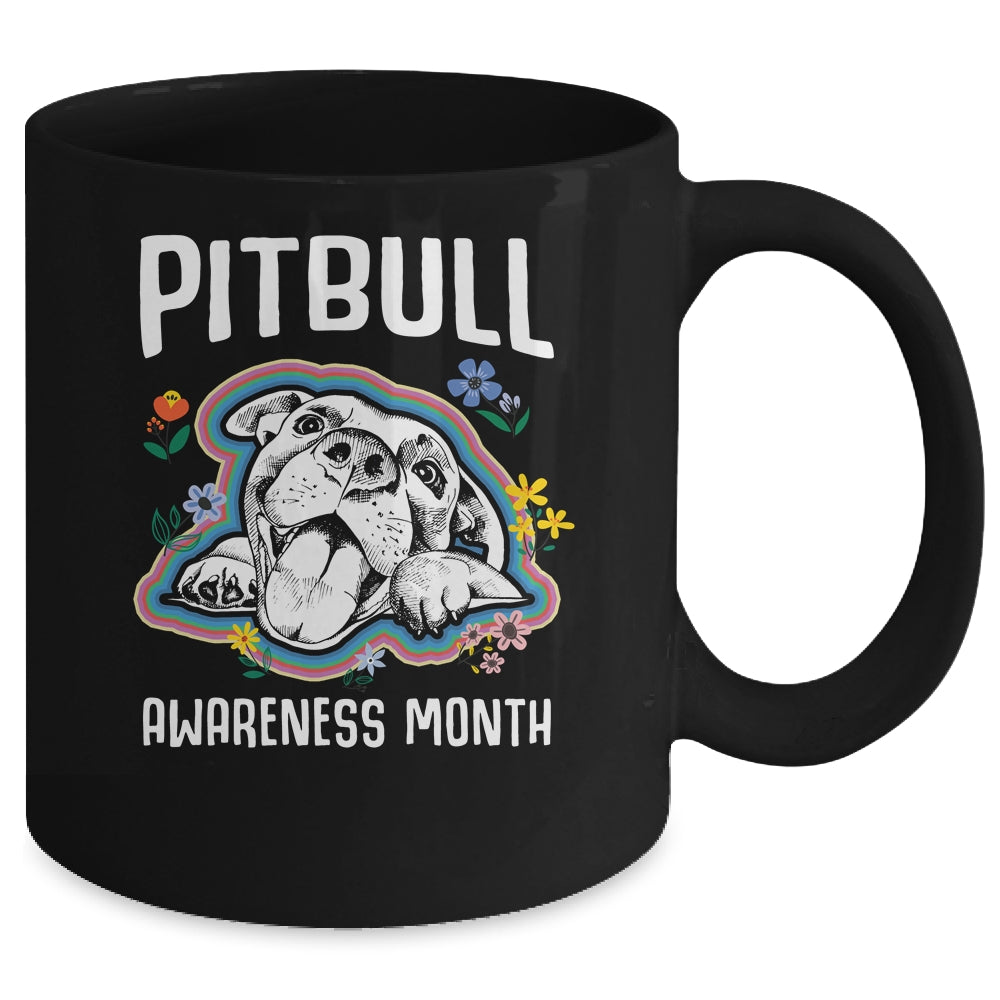 Pitbull Awareness Month Pitbull Love Mug | siriusteestore