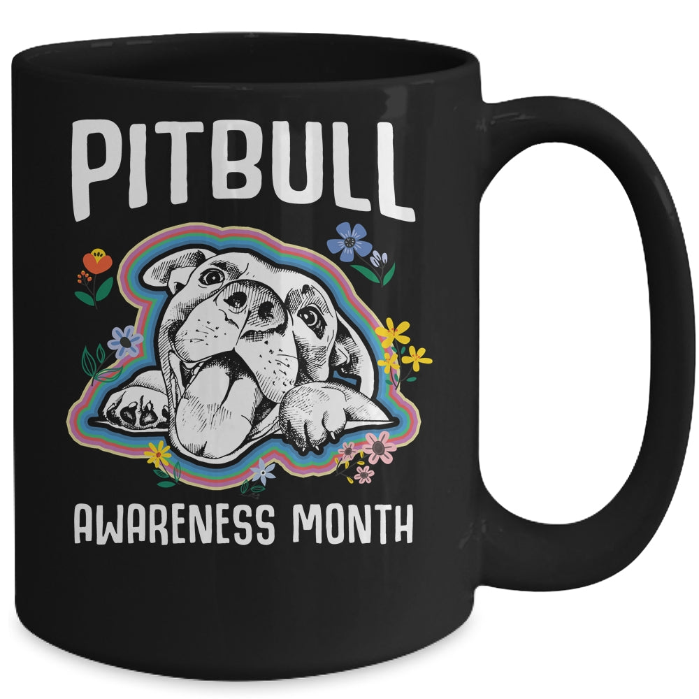 Pitbull Awareness Month Pitbull Love Mug | siriusteestore
