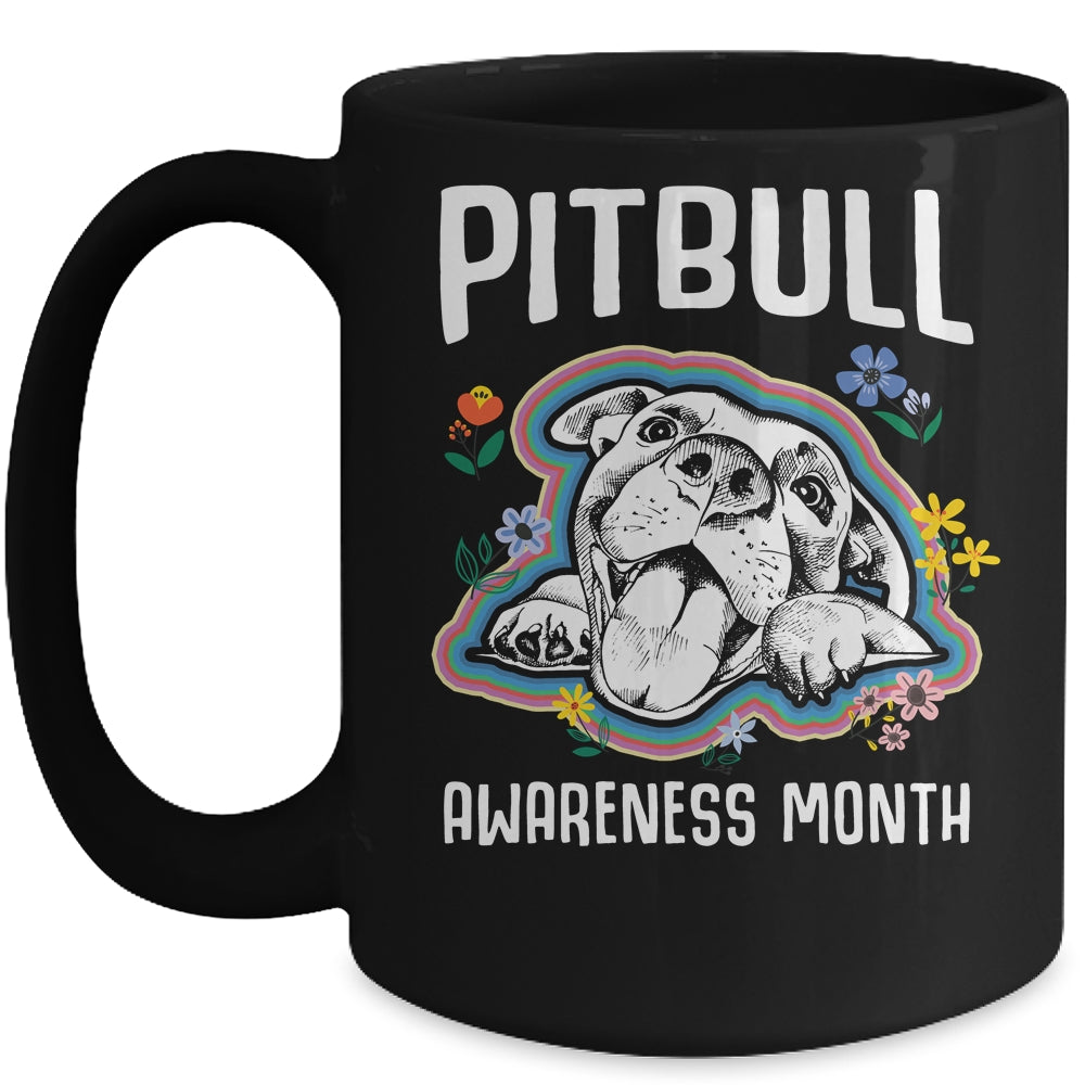 Pitbull Awareness Month Pitbull Love Mug | siriusteestore