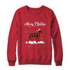 Pitbull Christmas Red Plaid Dog Lover Pajama Family Gift Shirt & Sweatshirt | siriusteestore