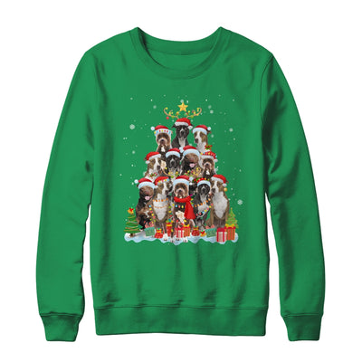 Pitbull Christmas Tree Pajama Xmas Shirt & Sweatshirt | siriusteestore