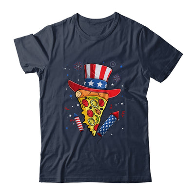 Pizza US Flag Hat Firecracker 4th Of July Food Patriotic Shirt & Tank Top | siriusteestore