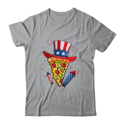 Pizza US Flag Hat Firecracker 4th Of July Food Patriotic Shirt & Tank Top | siriusteestore
