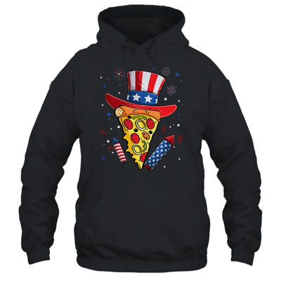 Pizza US Flag Hat Firecracker 4th Of July Food Patriotic Shirt & Tank Top | siriusteestore