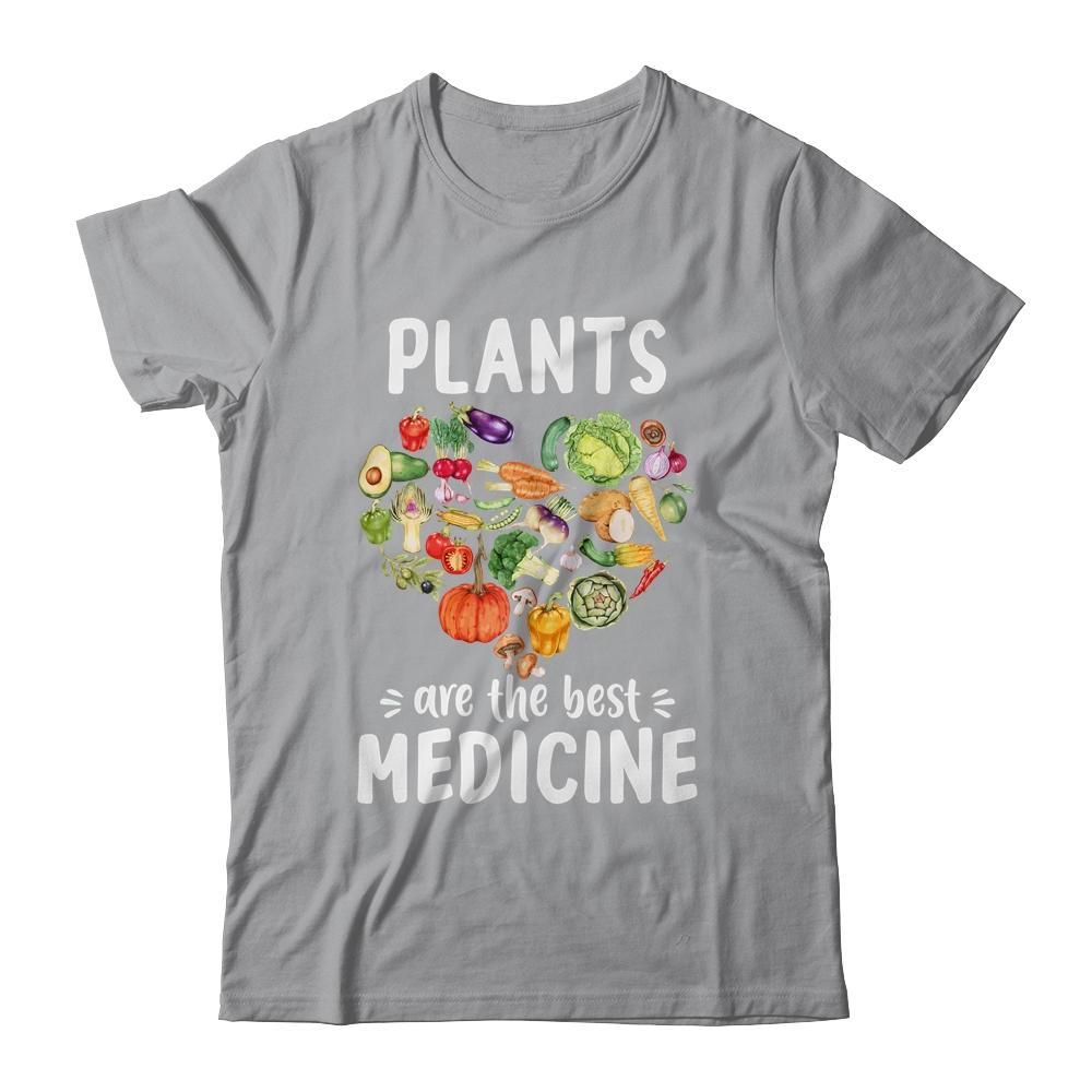 Plants Are Best Medicine Vegan Whole Food Plant Based T-Shirt & Tank Top | Siriustee.com.com