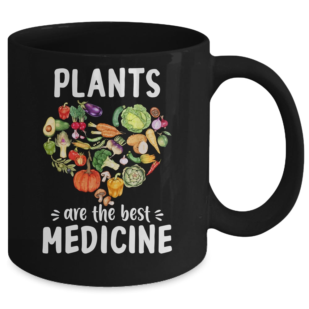 Plants Are Best Medicine Vegan Whole Food Plant Based Mug | siriusteestore
