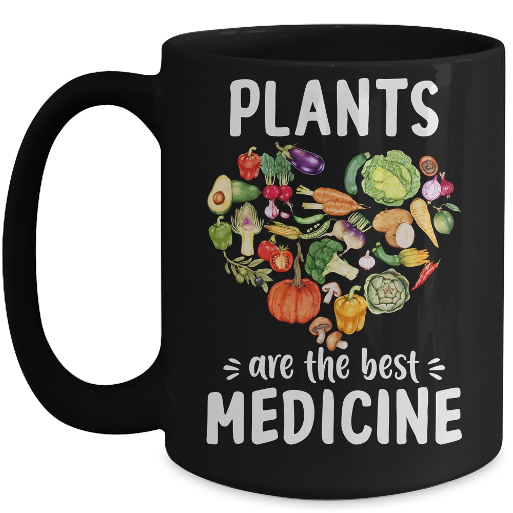 Plants Are Best Medicine Vegan Whole Food Plant Based Mug | siriusteestore