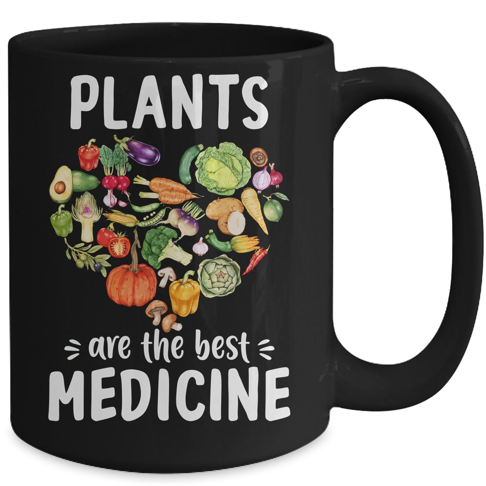 Plants Are Best Medicine Vegan Whole Food Plant Based Mug | siriusteestore