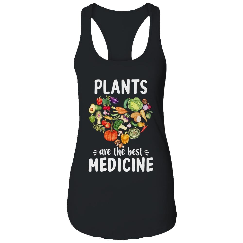 Plants Are Best Medicine Vegan Whole Food Plant Based T-Shirt & Tank Top | Siriustee.com.com