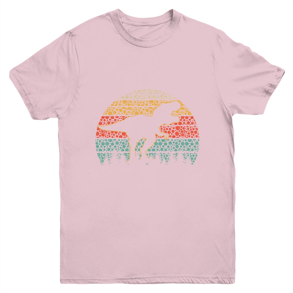 Polka Dot T Rex Dinosaur International Dot Day Boys Youth Shirt | siriusteestore