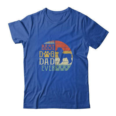 Poodle Best Dog Dad Ever Vintage Father's Day Retro Shirt & Hoodie | Siriustee.com