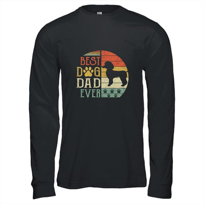 Poodle Best Dog Dad Ever Vintage Father's Day Retro Shirt & Hoodie | Siriustee.com