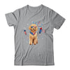Poodle Dog American USA Flag 4th of July Men women Lover Shirt & Tank Top | siriusteestore