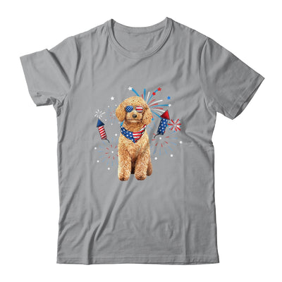 Poodle Dog American USA Flag 4th of July Men women Lover Shirt & Tank Top | siriusteestore