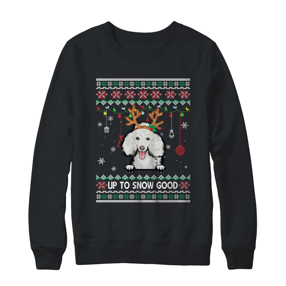 Poodle Dog Reindeer Ugly Christmas Xmas Shirt & Sweatshirt | siriusteestore