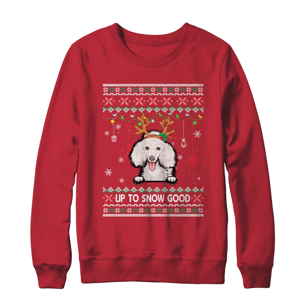 Poodle Dog Reindeer Ugly Christmas Xmas Shirt & Sweatshirt | siriusteestore