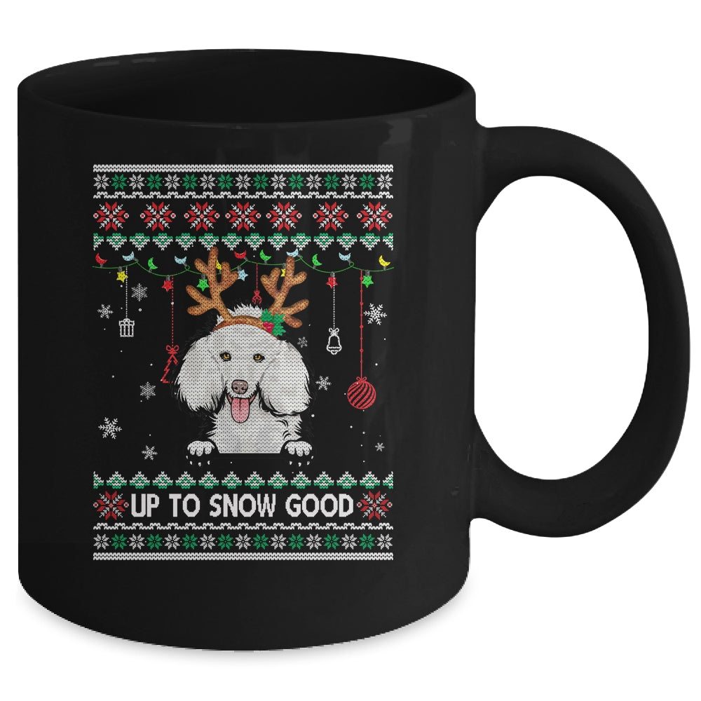 Poodle Dog Reindeer Ugly Christmas Xmas Mug | siriusteestore